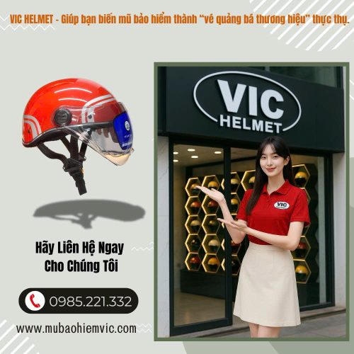 In logo lên mũ bảo hiểm số lượng ít – giao hàng toàn quốc – tư vấn miễn phí