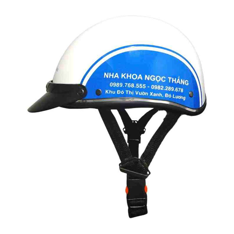 Mũ Bảo Hiểm In Logo - Ngọc Thắng