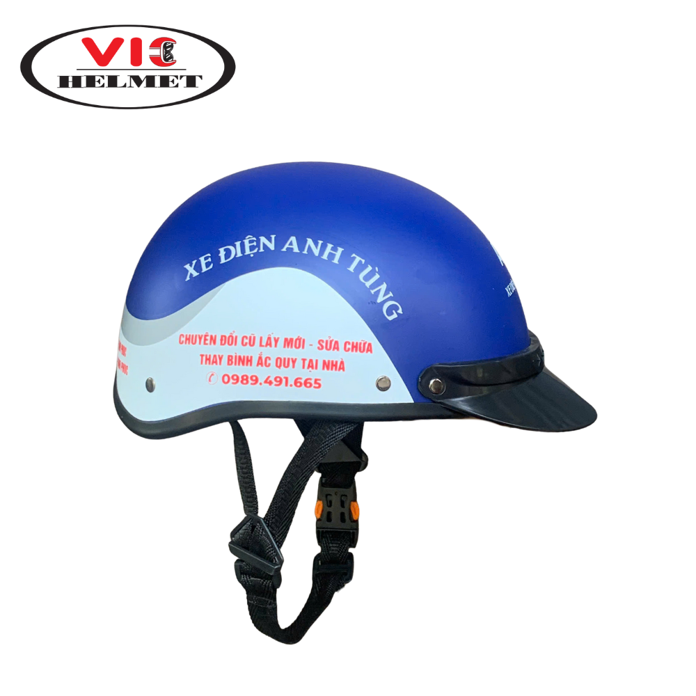 Mũ Bảo Hiểm In Logo Anh Tùng