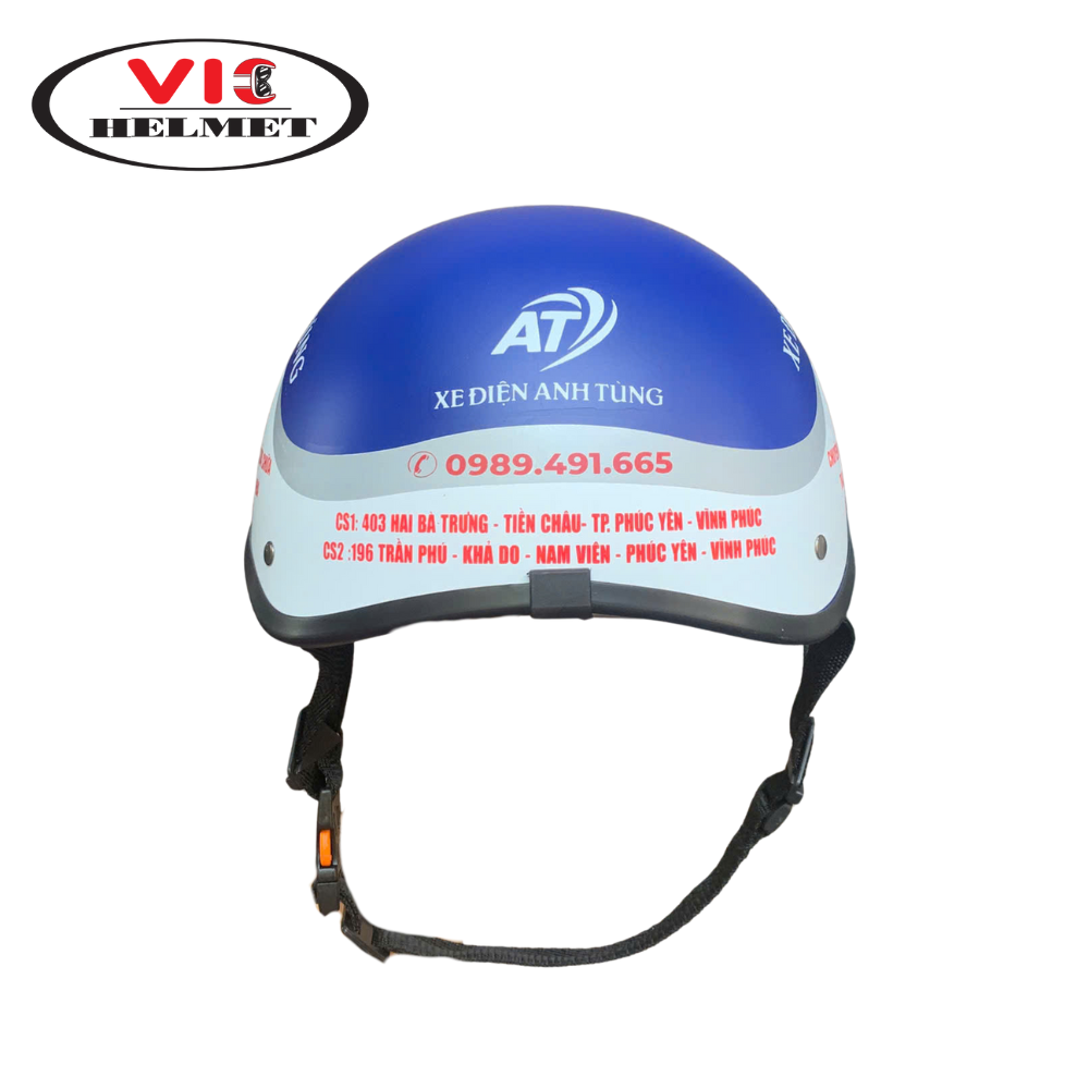 Mũ Bảo Hiểm In Logo Anh Tùng