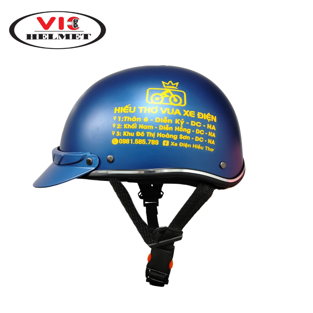 Mũ Bảo Hiểm In Logo Hiếu Thơ