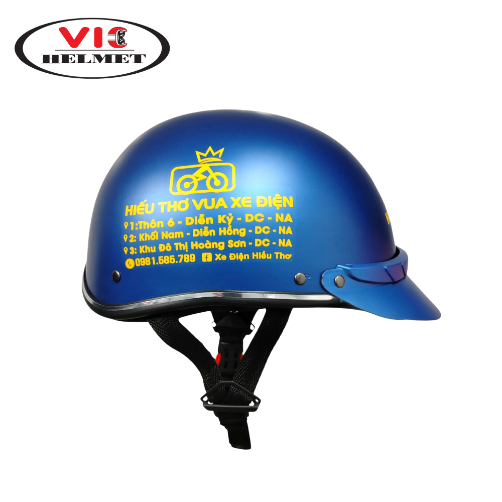Mũ Bảo Hiểm In Logo Hiếu Thơ