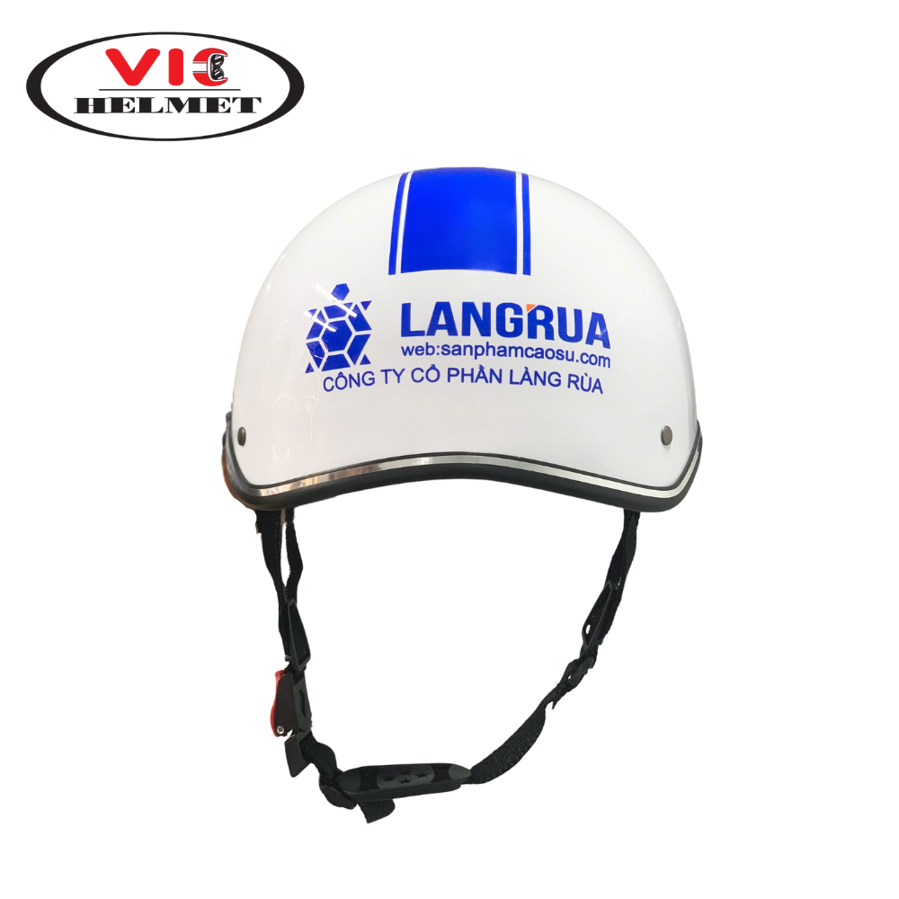 Mũ Bảo Hiểm In Logo Làng Rùa