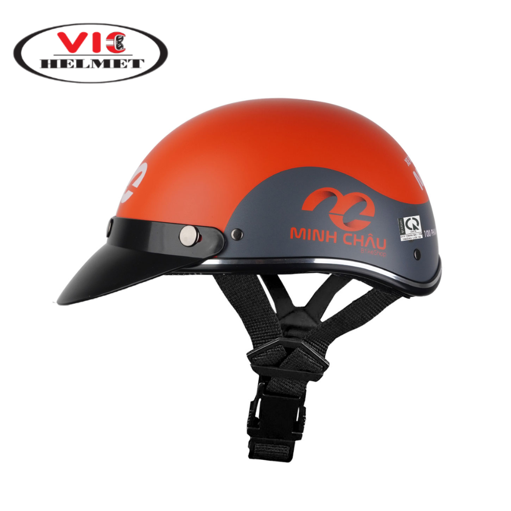 Mũ Bảo Hiểm In Logo Minh Châu