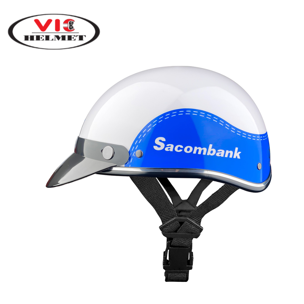 Mũ Bảo Hiểm In Logo Sacombank