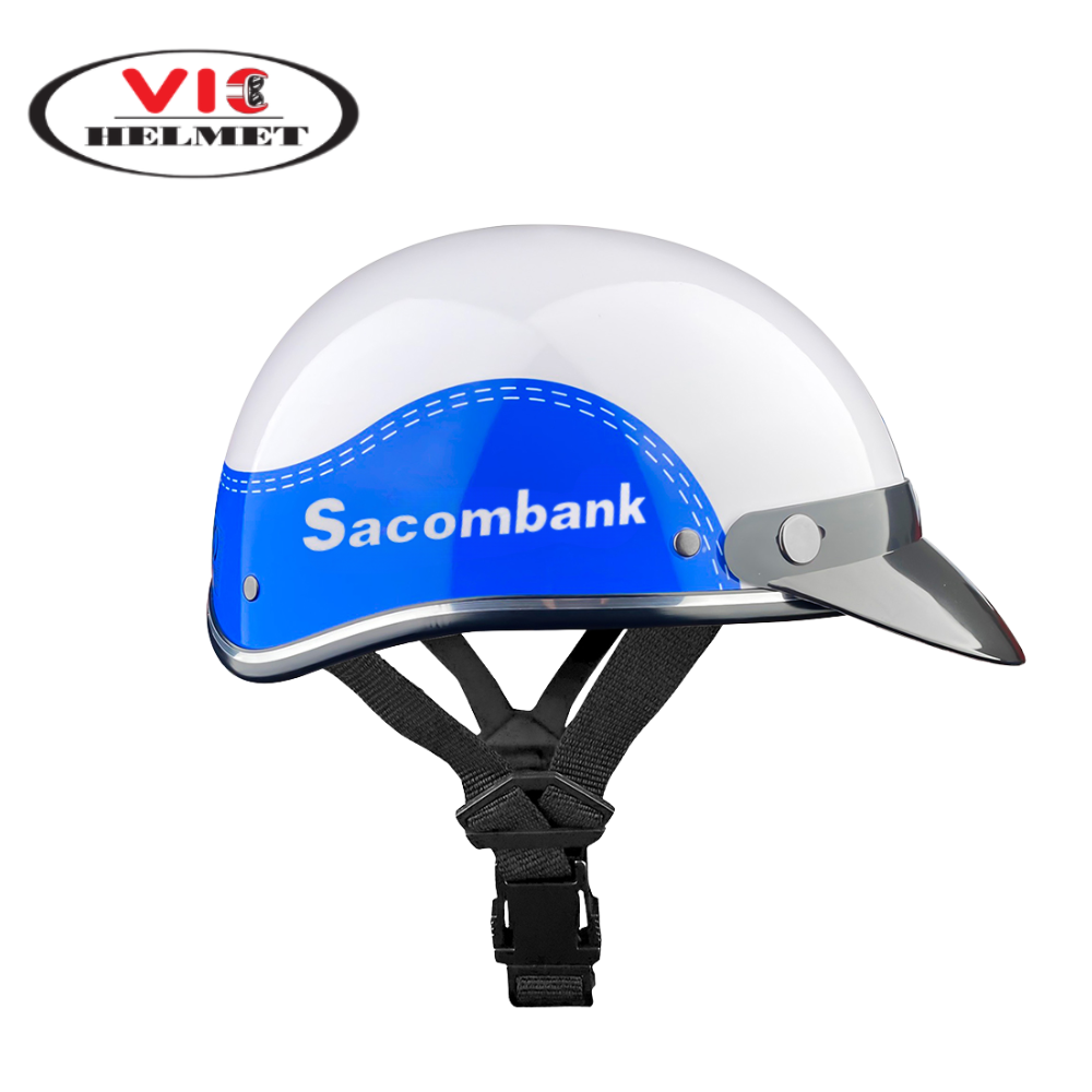 Mũ Bảo Hiểm In Logo Sacombank