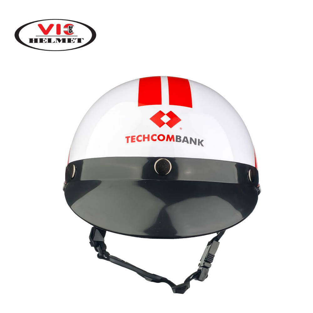 Mũ Bảo Hiểm In Logo Techcombank