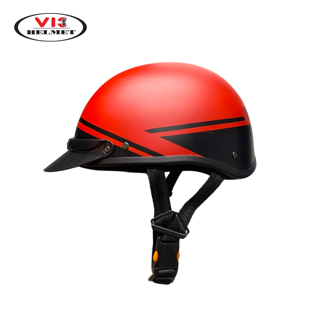 Mũ Bảo Hiểm In Logo Vic Helmet