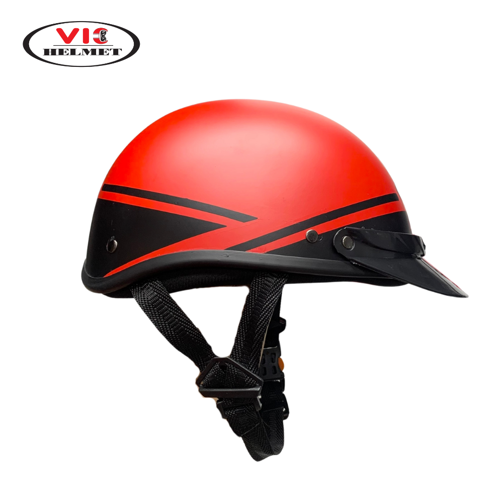Mũ Bảo Hiểm In Logo Vic Helmet
