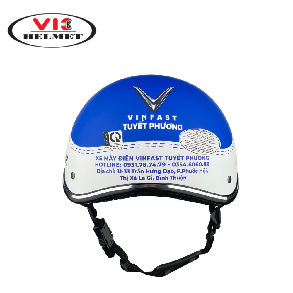 Mũ Bảo Hiểm In Logo Vinfast Tuyết Phương