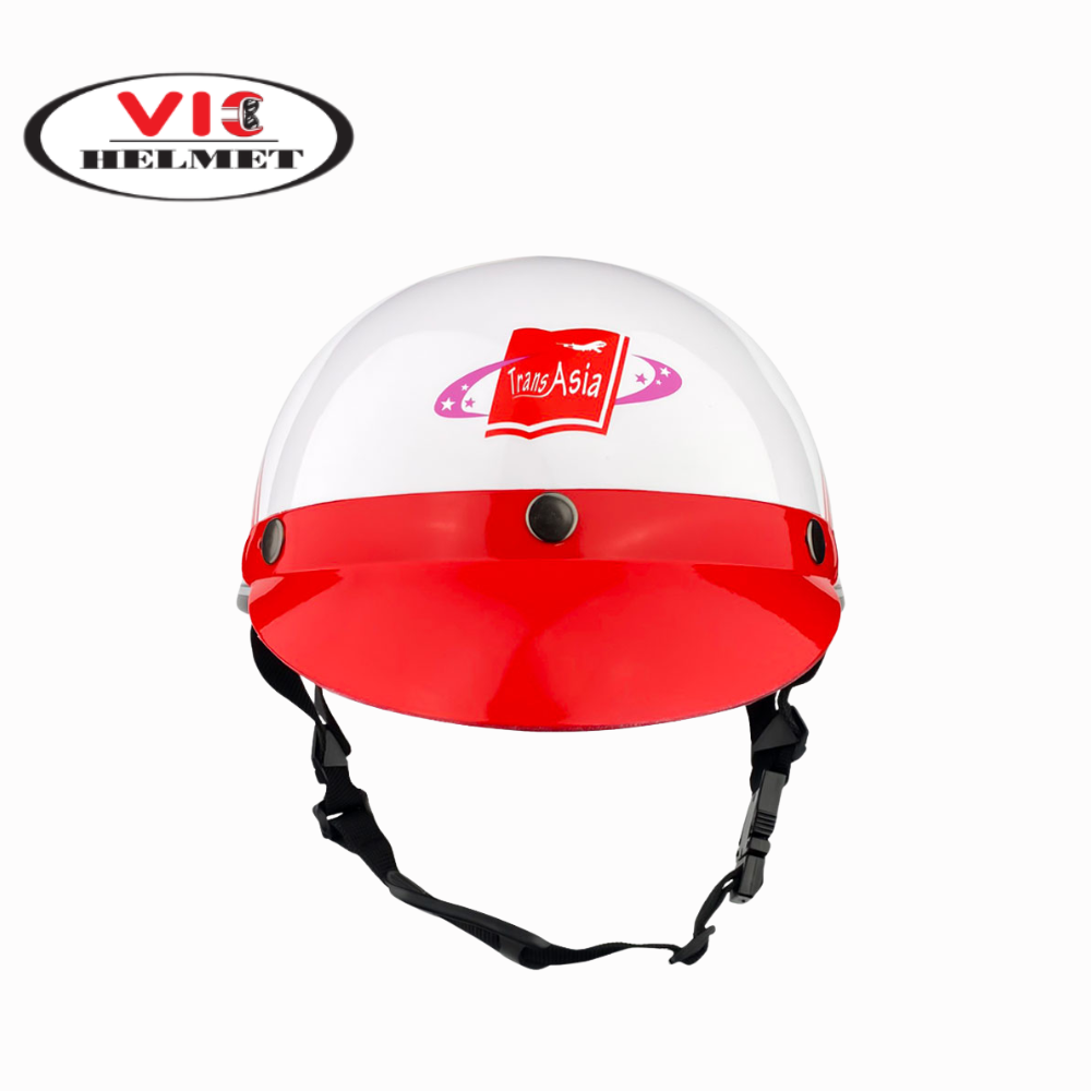 Mũ Bảo Hiểm In Logo Anh Ngữ Xuyên Á