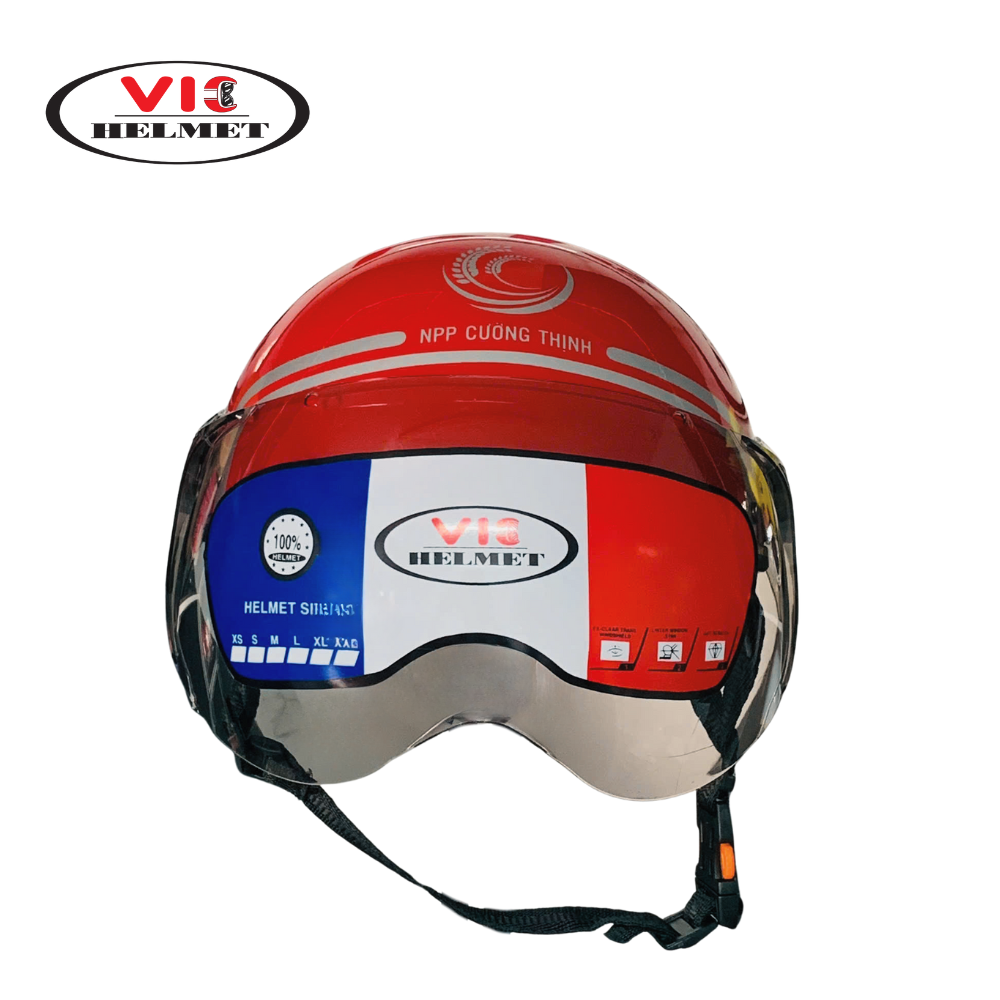 Mũ Bảo Hiểm In Logo Cường Thịnh