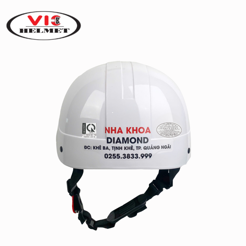 Mũ Bảo Hiểm In Logo DIAMOND