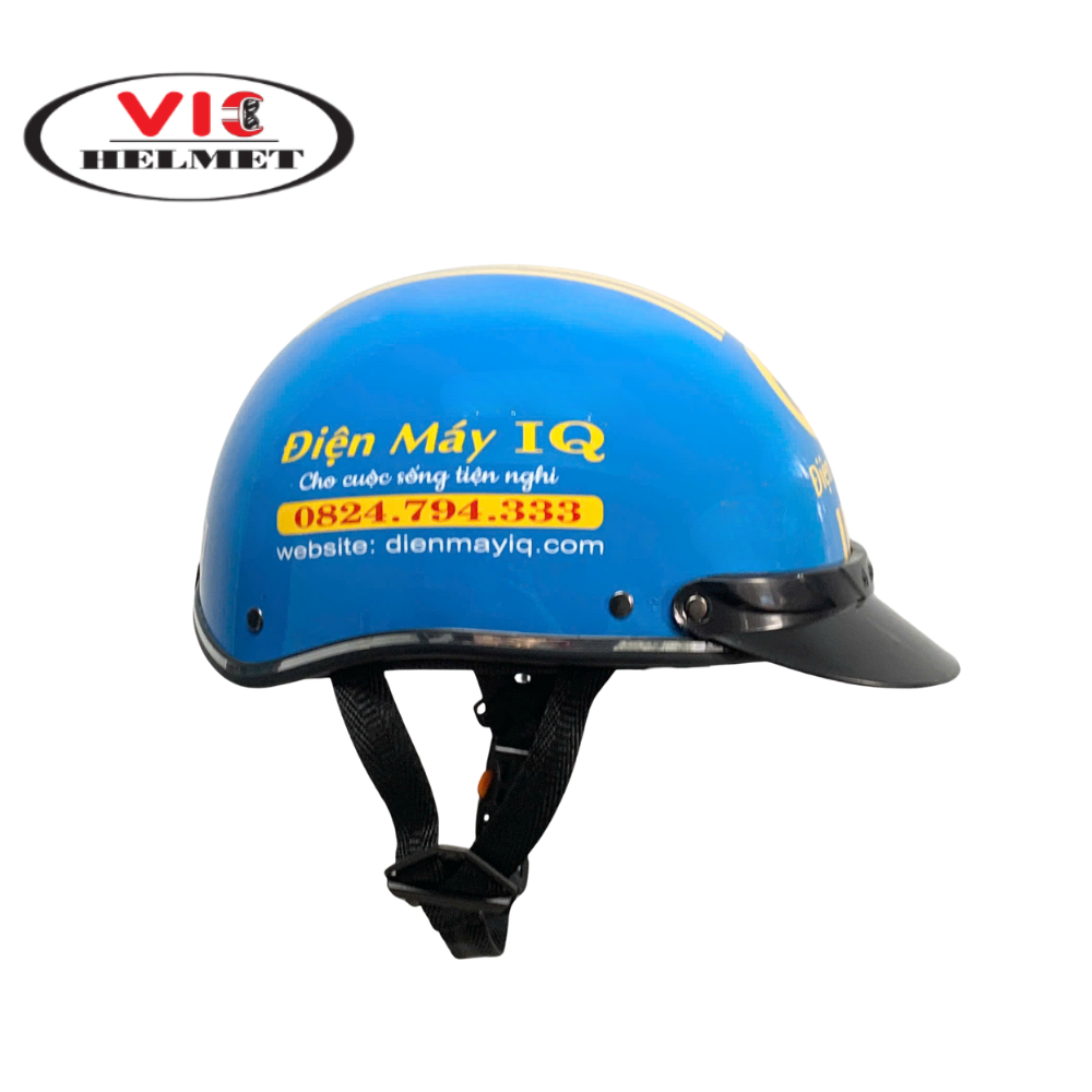 Mũ Bảo Hiểm In Logo Điện Máy IQ