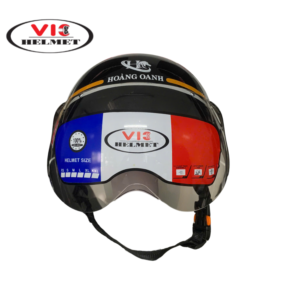 Mũ Bảo Hiểm In Logo Hoàng Oanh