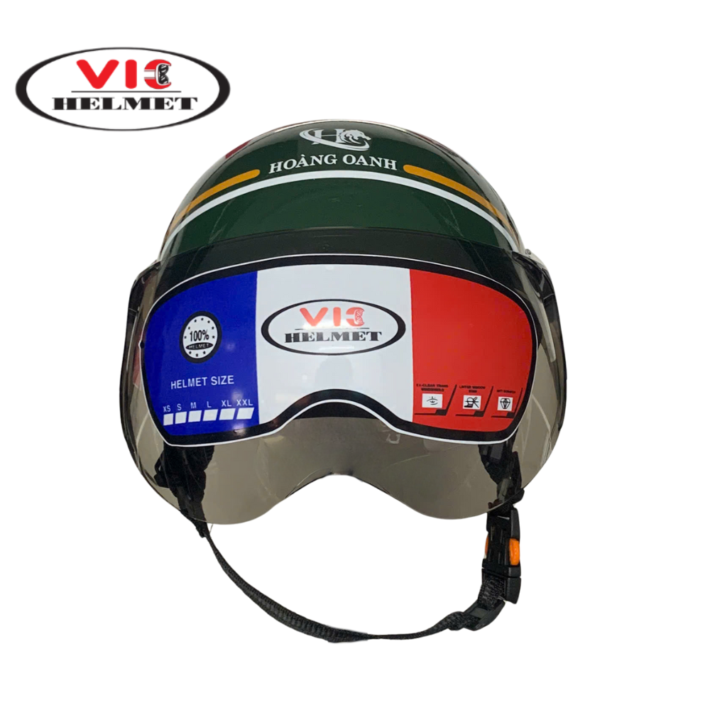 Mũ Bảo Hiểm In Logo Hoàng Oanh