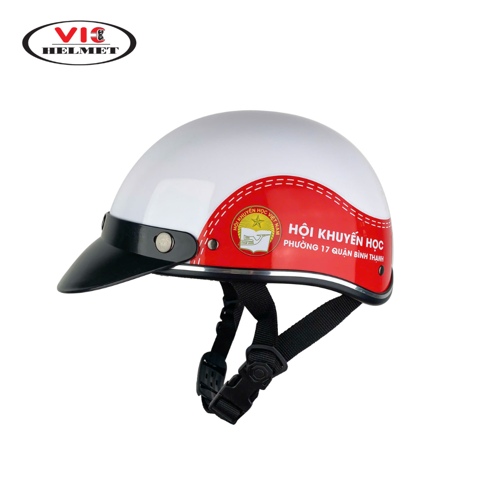 Mũ Bảo Hiểm In Logo Hội Khuyến Học