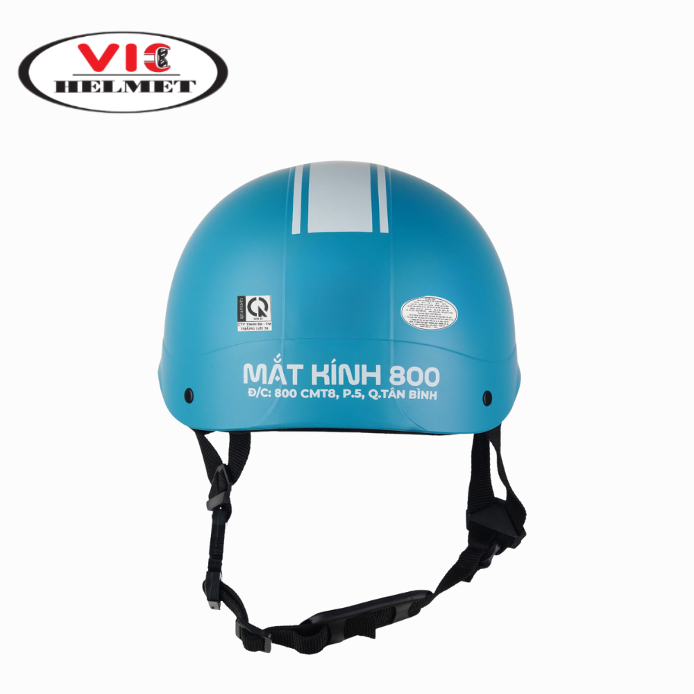 Mũ Bảo Hiểm In Logo Mắt Kính 800