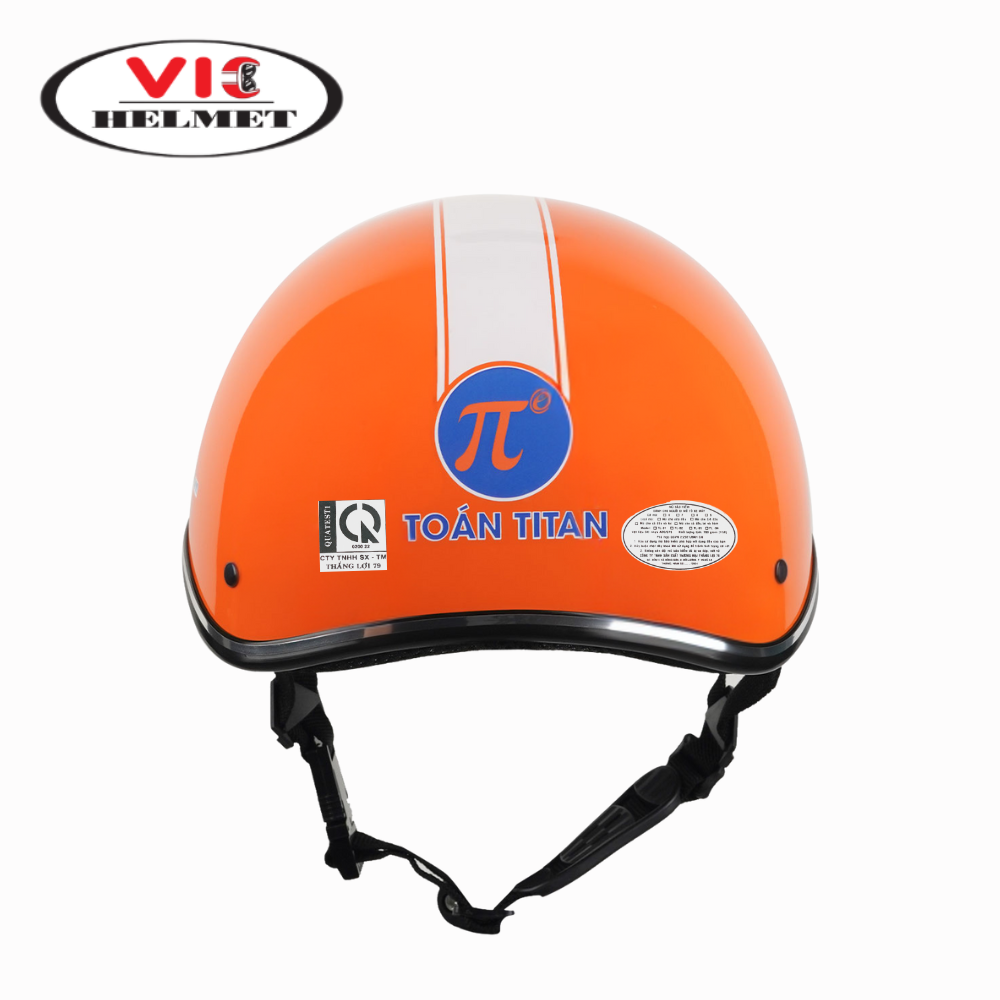 Mũ Bảo Hiểm In Logo Toán TITAN
