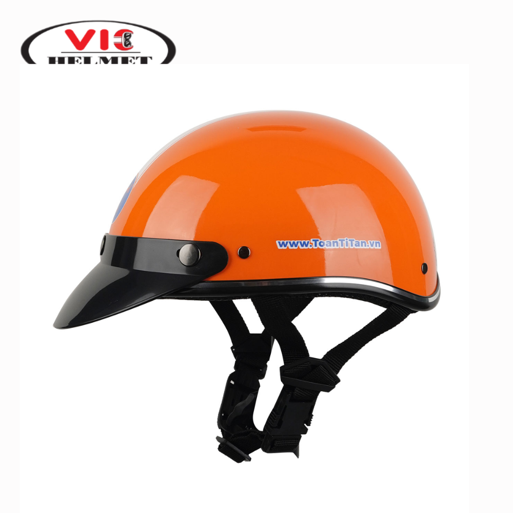 Mũ Bảo Hiểm In Logo Toán TITAN