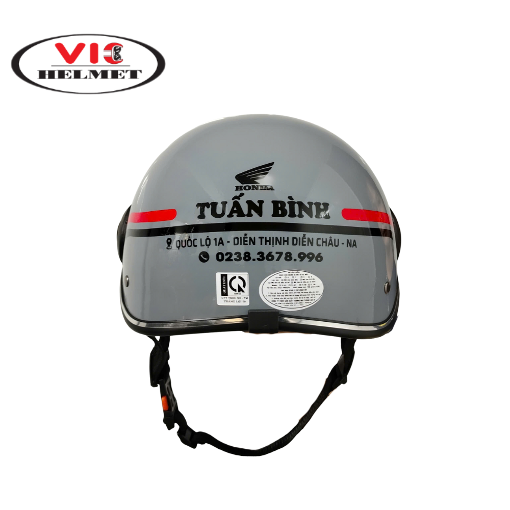 Mũ Bảo Hiểm In Logo Tuấn Bình