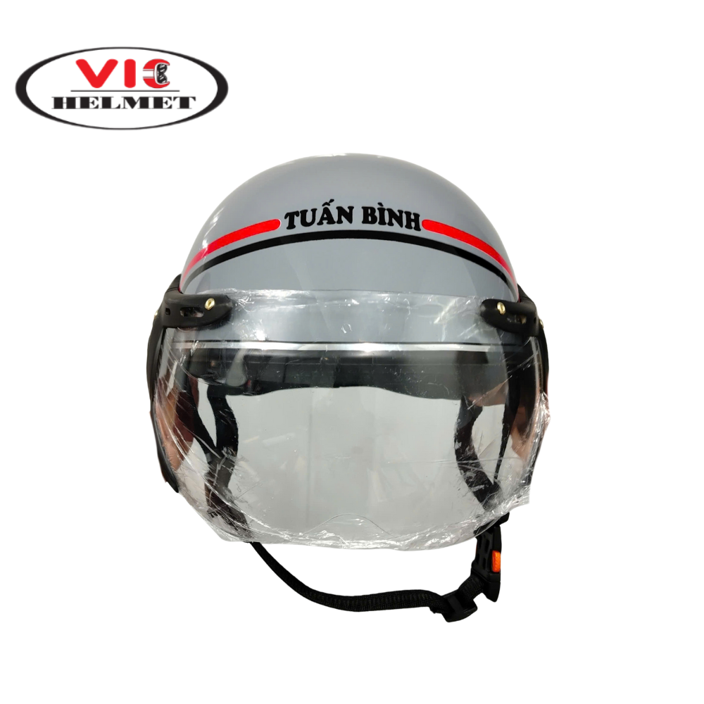 Mũ Bảo Hiểm In Logo Tuấn Bình