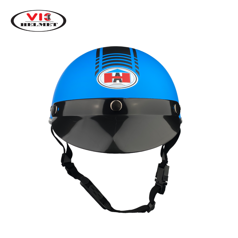 Mũ Bảo Hiểm In Logo Xe Điện Hùng Anh