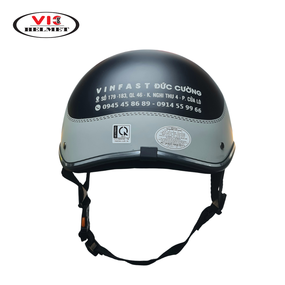 Mũ Bảo Hiểm In Logo VinFast Đức Cường