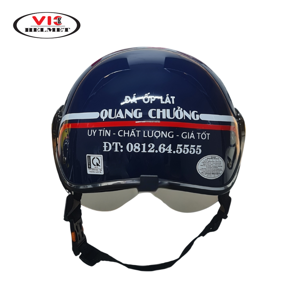 Mũ Bảo Hiểm In Logo Quang Chưởng