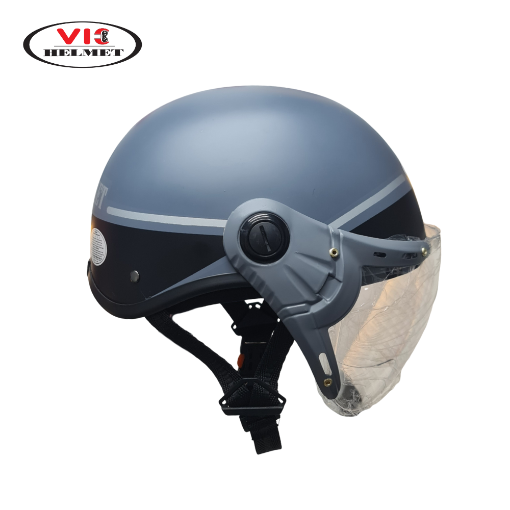 Mũ Bảo Hiểm In Logo Vic Helmet