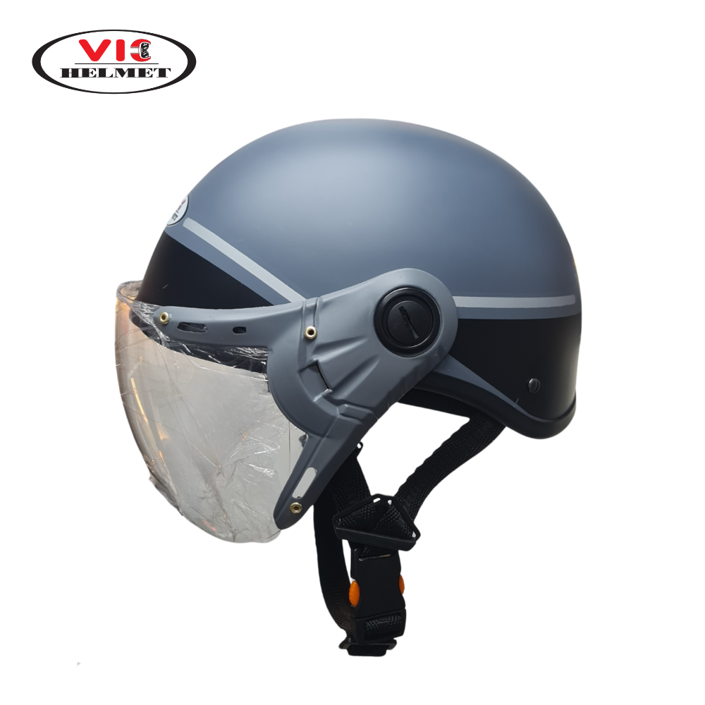 Mũ Bảo Hiểm In Logo Vic Helmet