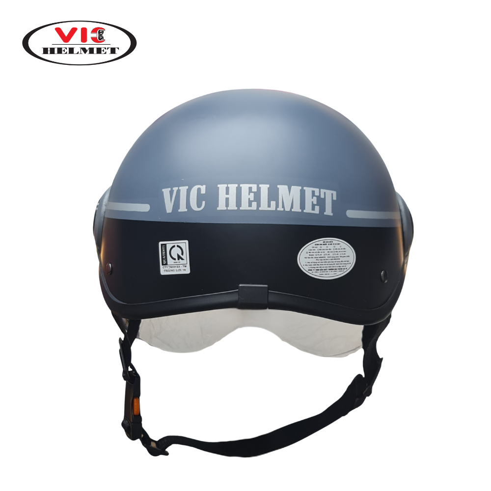 Mũ Bảo Hiểm In Logo Vic Helmet
