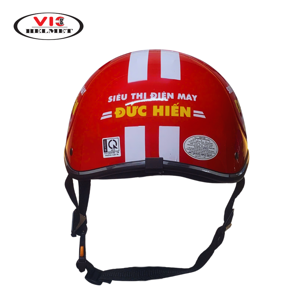Mũ Bảo Hiểm In Logo Đức Hiến