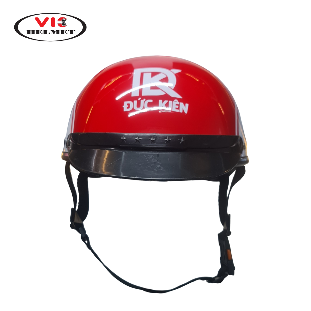 Mũ Bảo Hiểm In Logo Đức Kiên