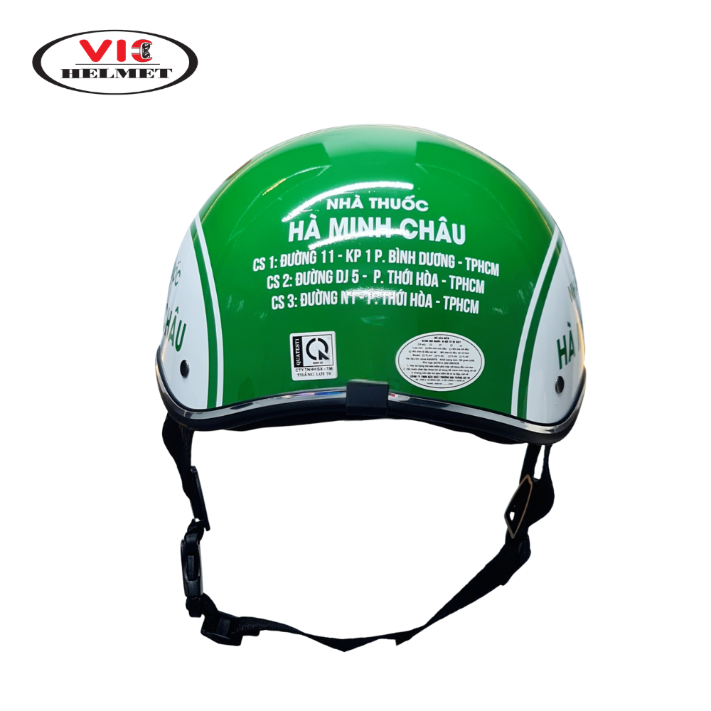 Mũ Bảo Hiểm In Logo Hà Minh Châu
