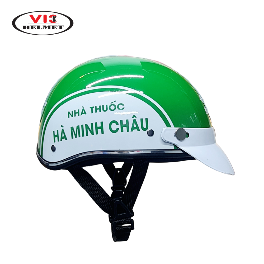 Mũ Bảo Hiểm In Logo Hà Minh Châu