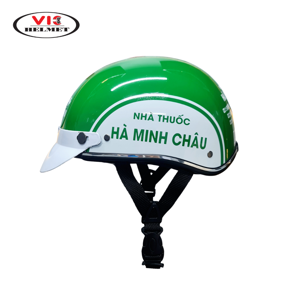 Mũ Bảo Hiểm In Logo Hà Minh Châu