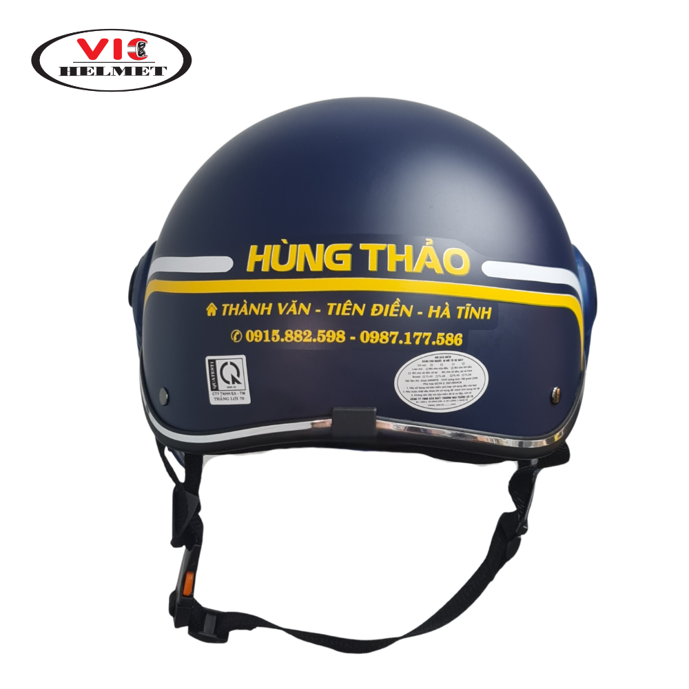 Mũ Bảo Hiểm In Logo Hùng Thảo