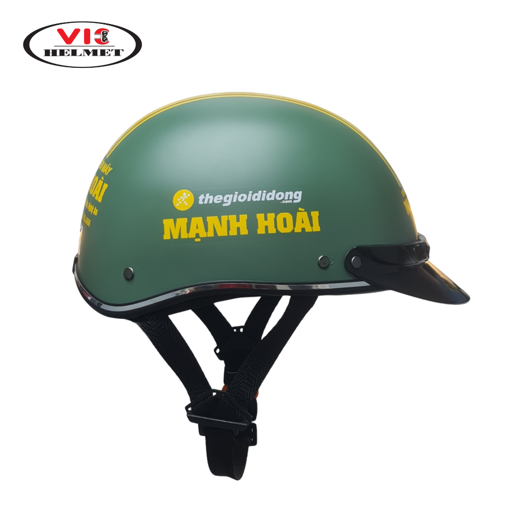 Mũ Bảo Hiểm In Logo Mạnh Hoài