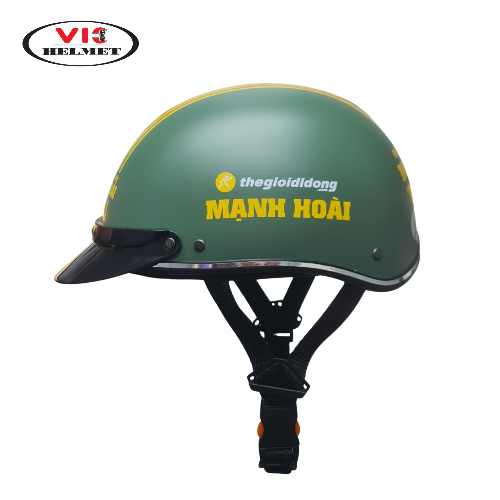 Mũ Bảo Hiểm In Logo Mạnh Hoài