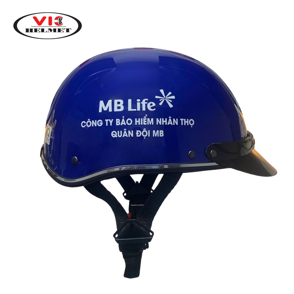 Mũ Bảo Hiểm In Logo MB Life