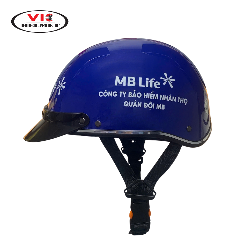 Mũ Bảo Hiểm In Logo MB Life