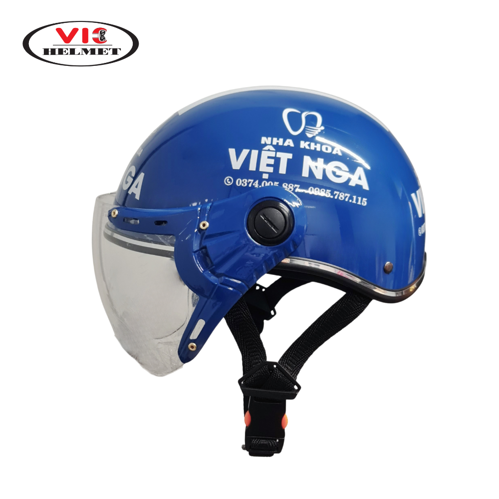 Mũ Bảo Hiểm In Logo Việt Nga