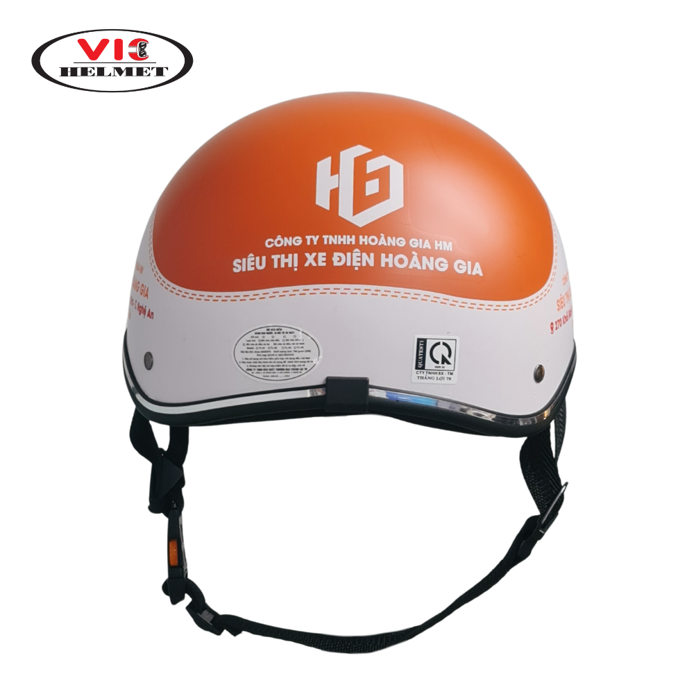 Mũ Bảo Hiểm In Logo Hoàng Gia