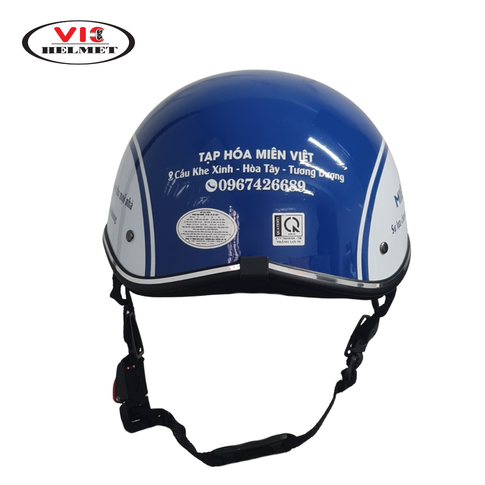 Mũ Bảo Hiểm In Logo Miên Việt