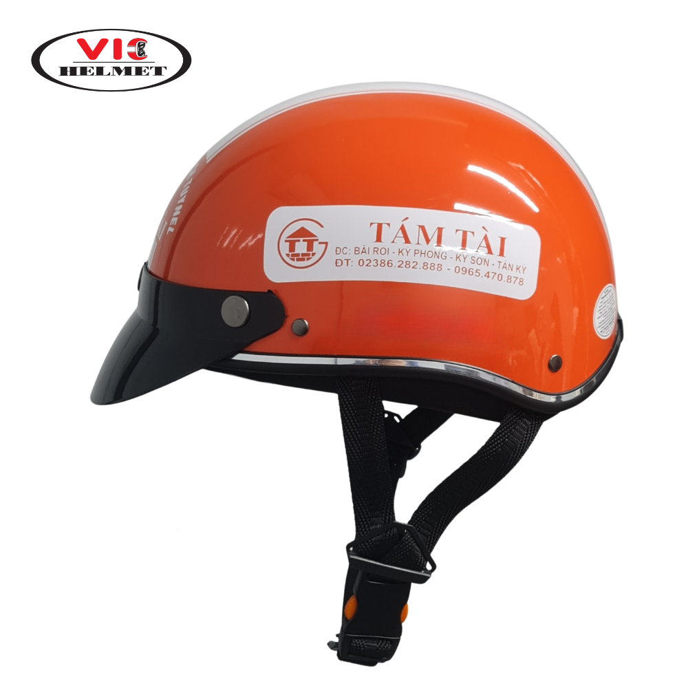 Mũ Bảo Hiểm In Logo Tám Tài