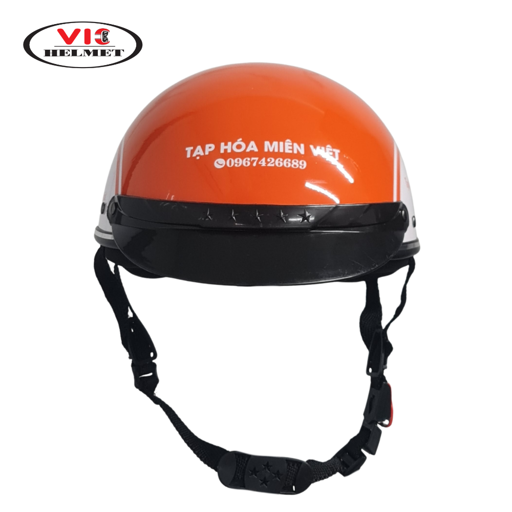 Mũ Bảo Hiểm In Logo Miên Việt