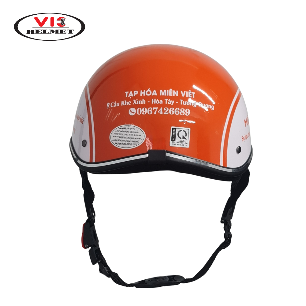 Mũ Bảo Hiểm In Logo Miên Việt