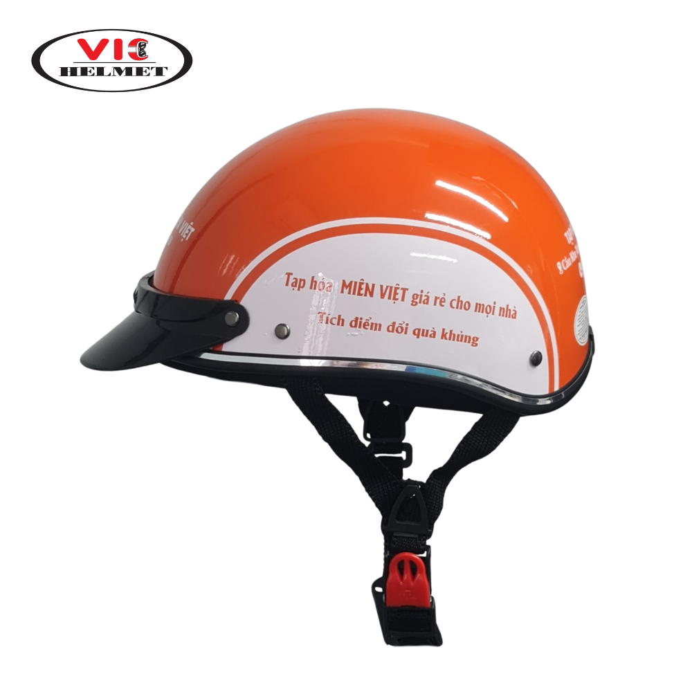 Mũ Bảo Hiểm In Logo Miên Việt