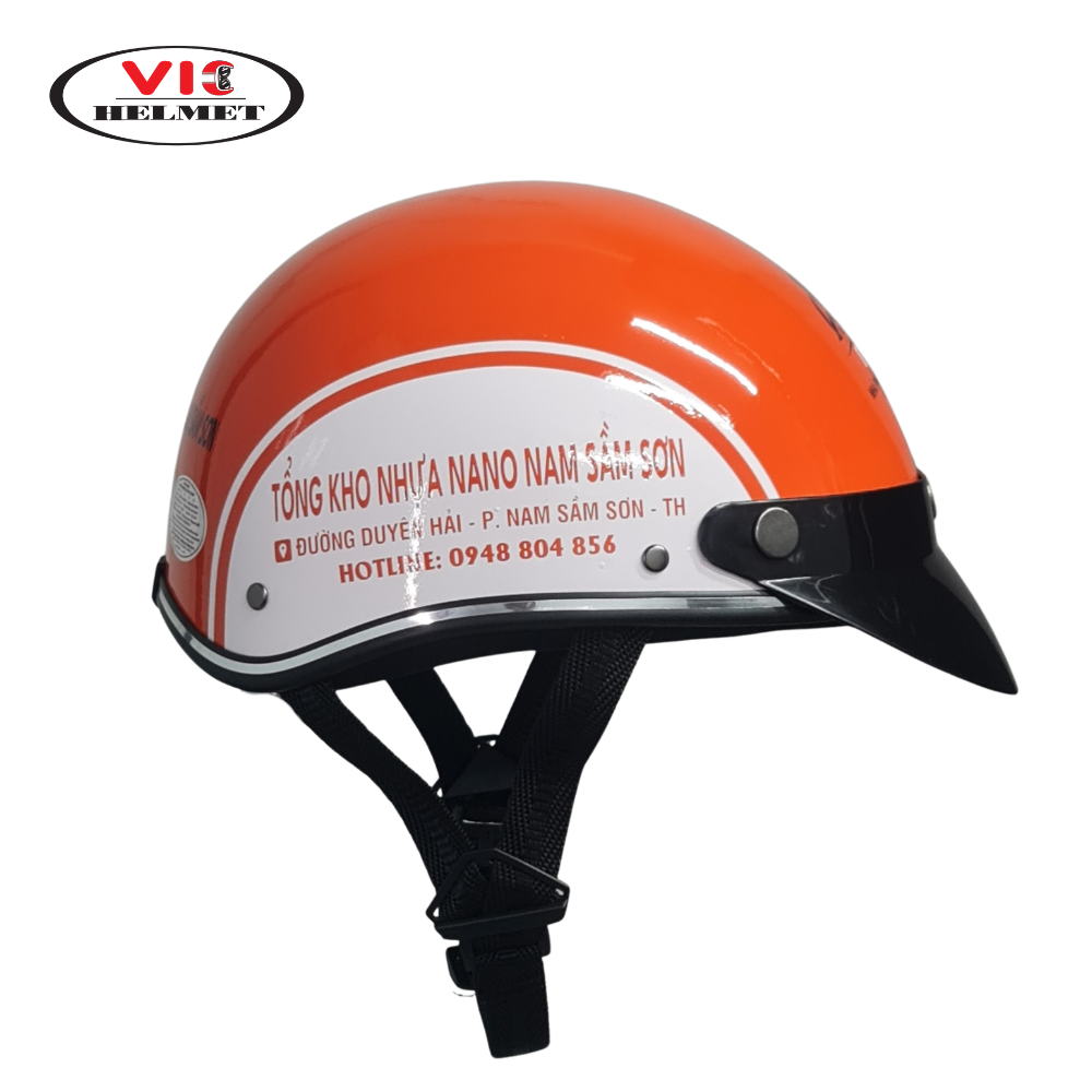 Mũ Bảo Hiểm In Logo Nano Sầm Sơn